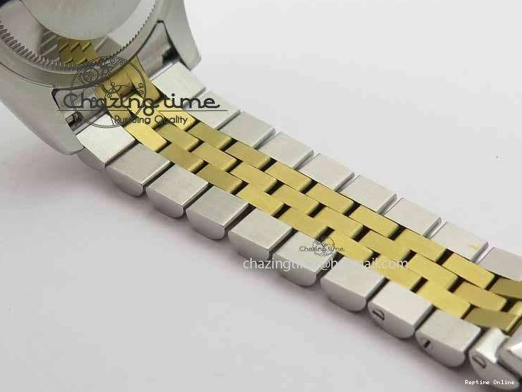 0410 DateJust 116234 SS YG BP Best Edition Gray Dial Diam Markers On SS YG Bracelet SA ZipUp 3745